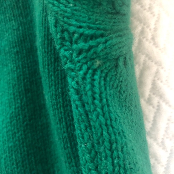 SOLD! Maison Kitsune Green Fox Wool Sweater S - Picture 8 of 8